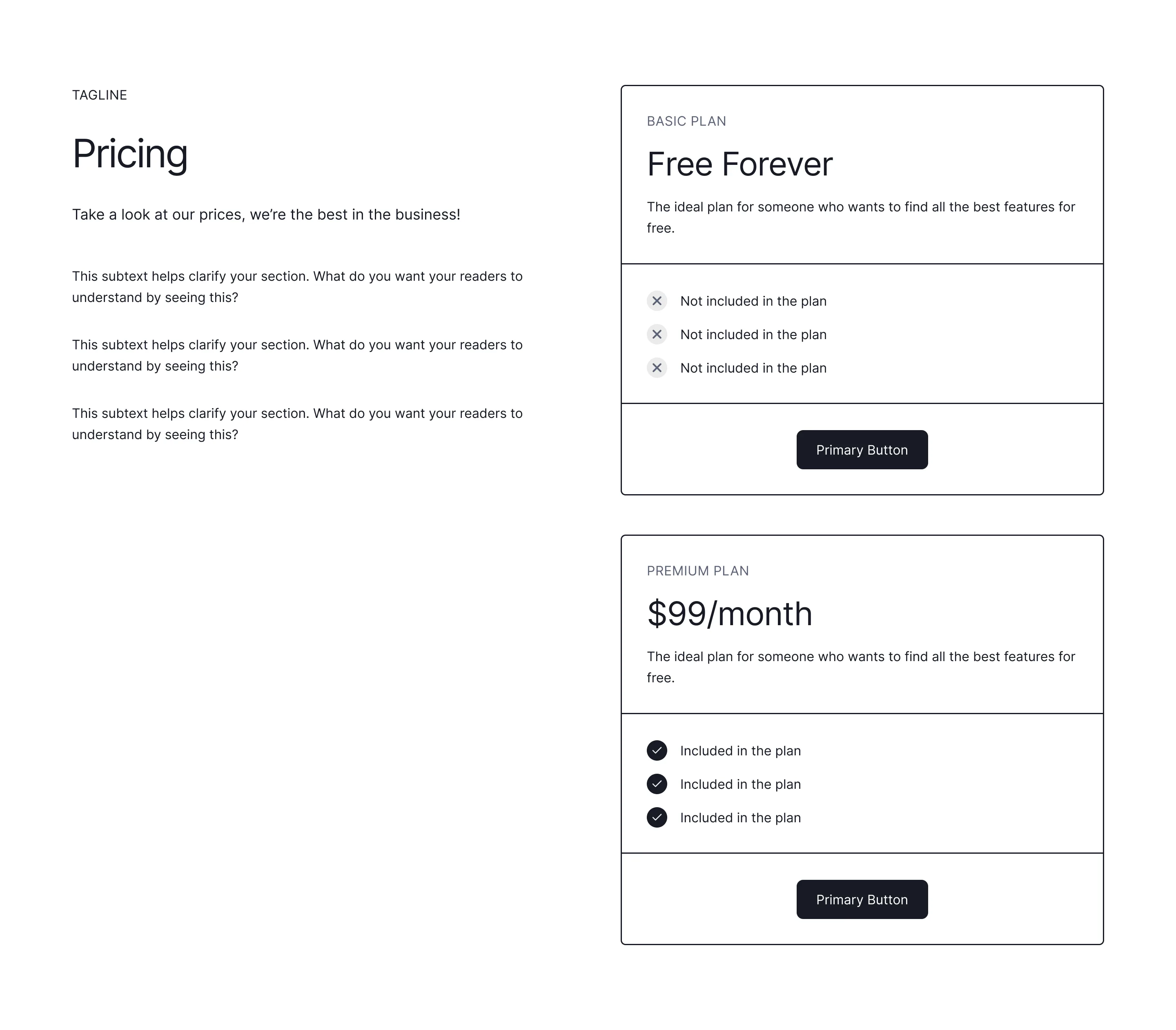 Pricing 021