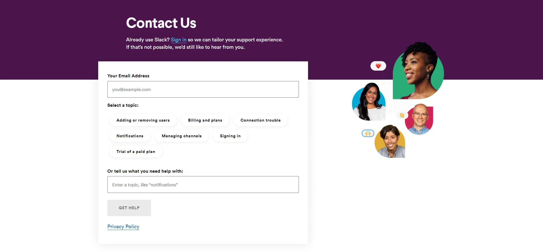 Contact