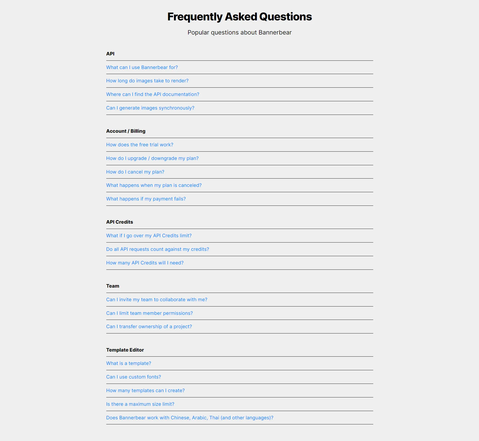 FAQ