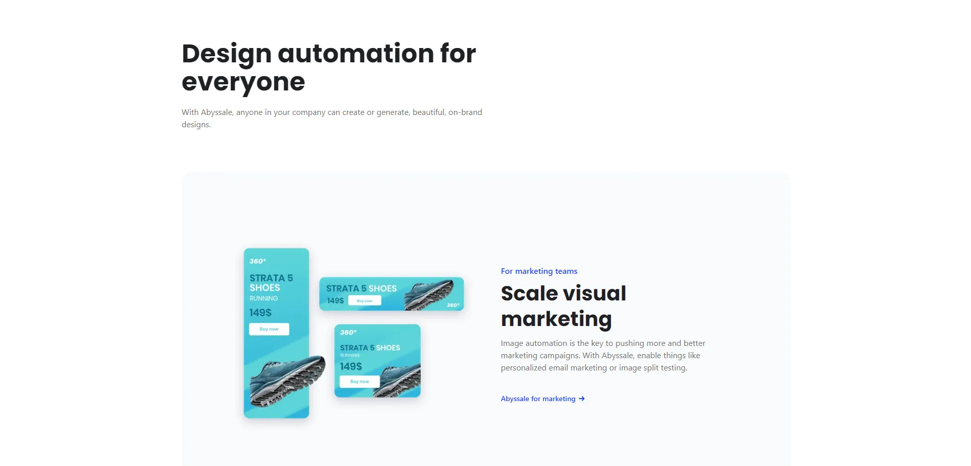 Feature section