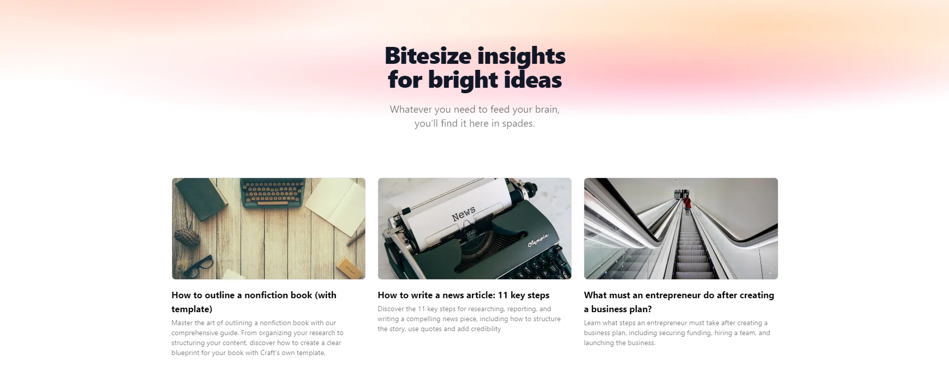 Feature Section
