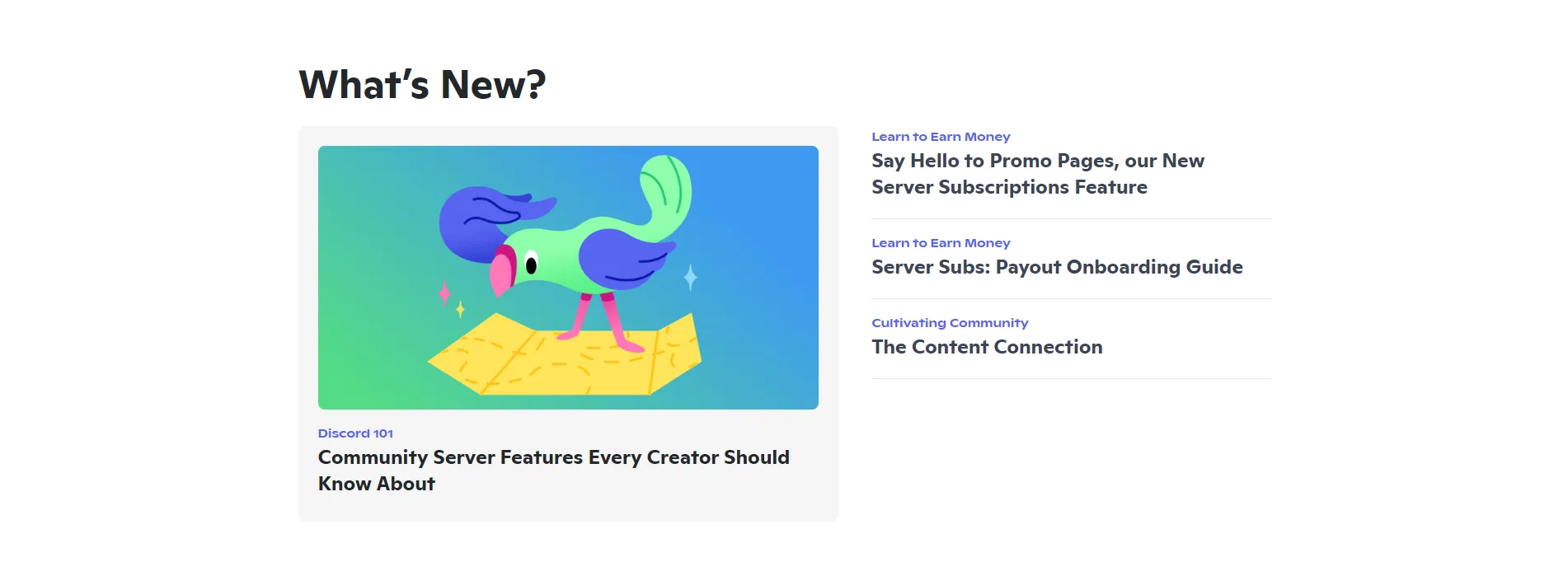Feature Section