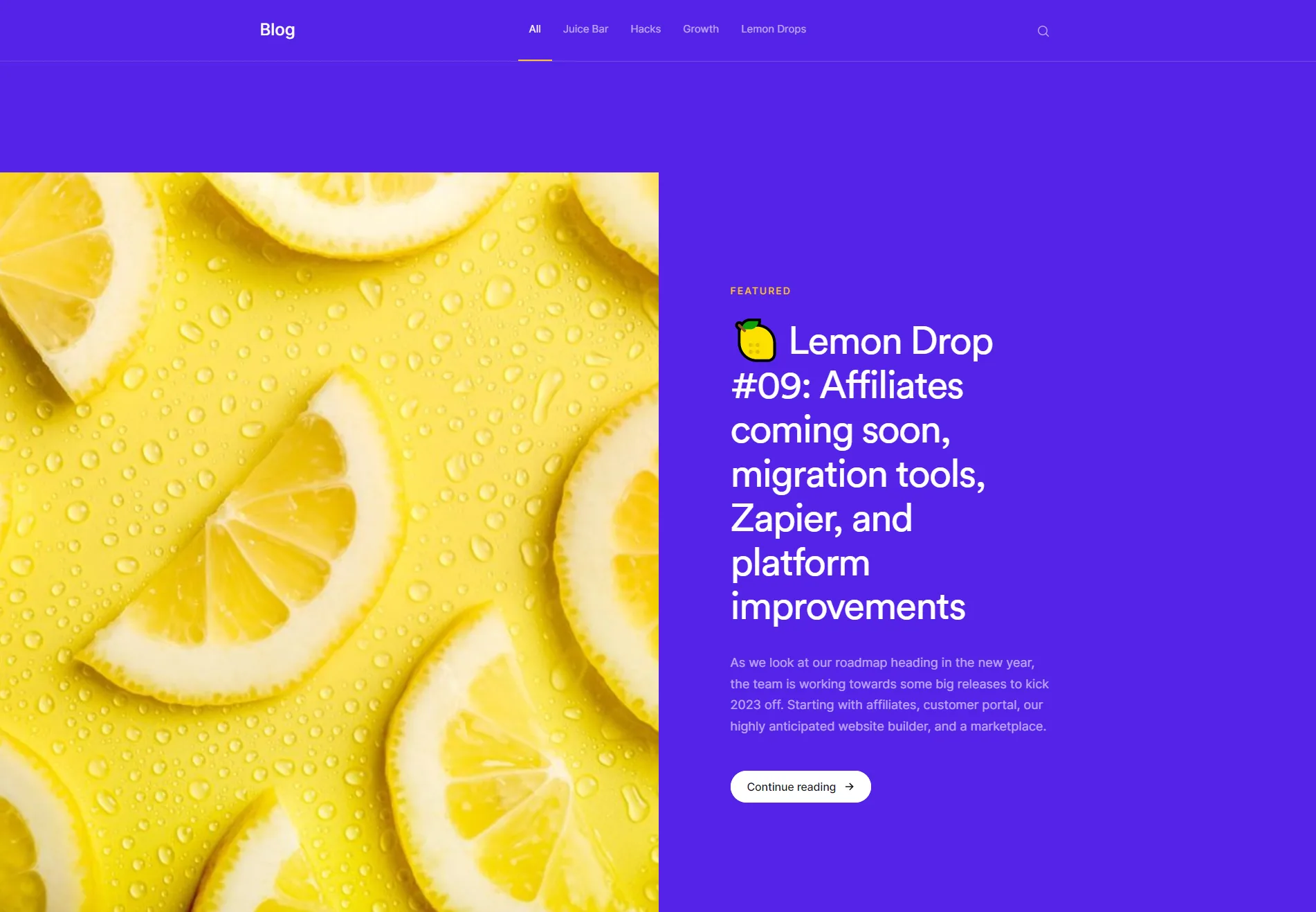 Feature Section