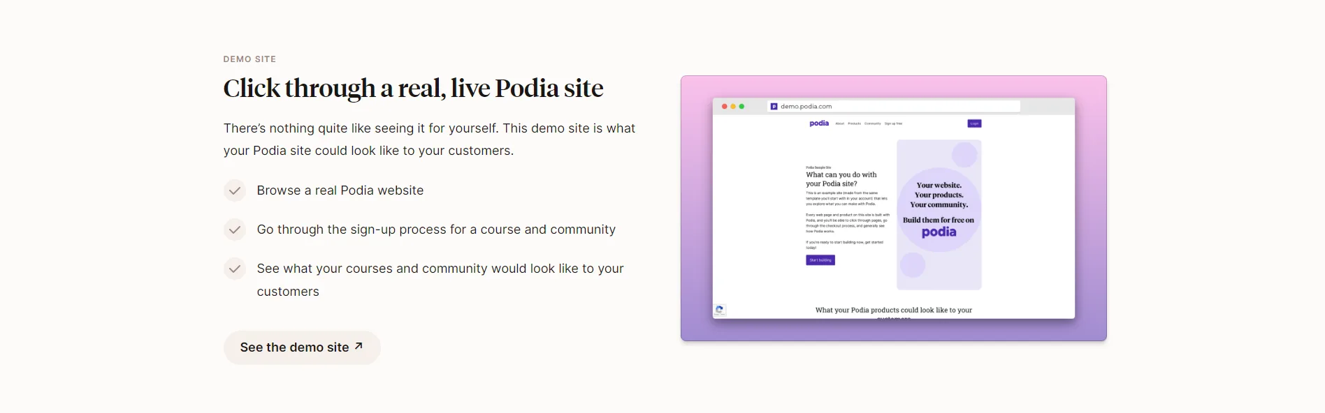 Feature Section
