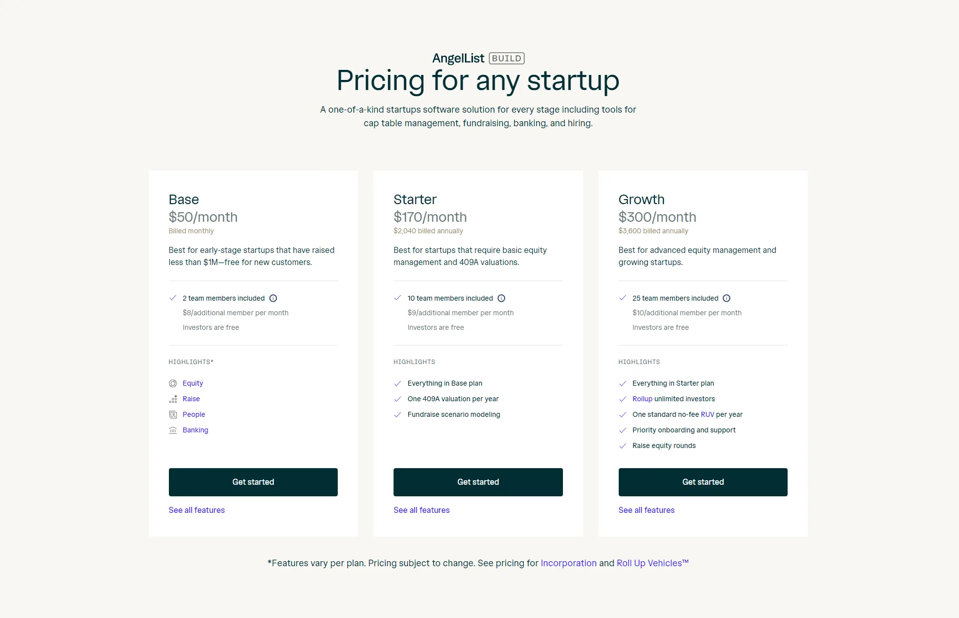 Pricing